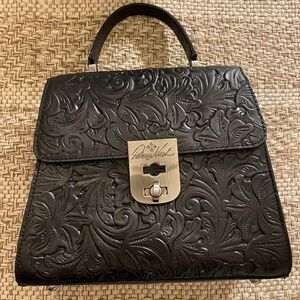Patricia Nash Chauny Satchel in Black NWT